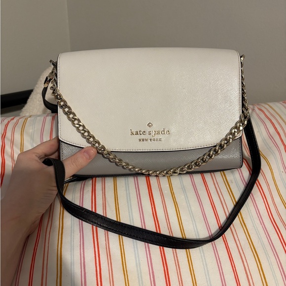 Kate Spade Cream and Black Crossbody Bag - Picture 1 of 4